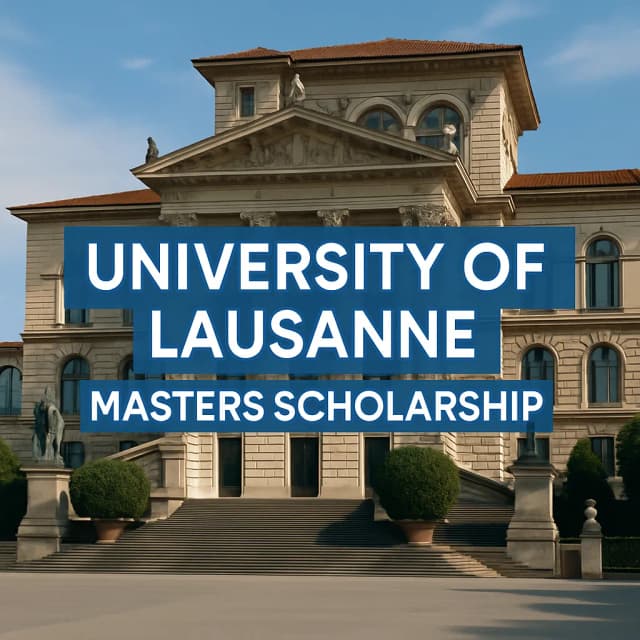 University of Lausanne Masters Scholarship