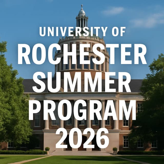 University of Rochester Summer Program 2026