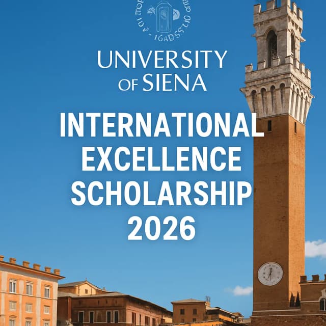 University of Siena International Excellence Scholarship 2026