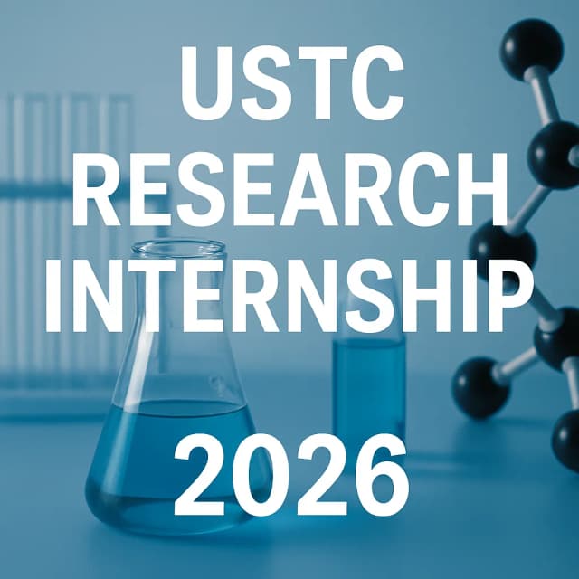USTC Research Internship 2026