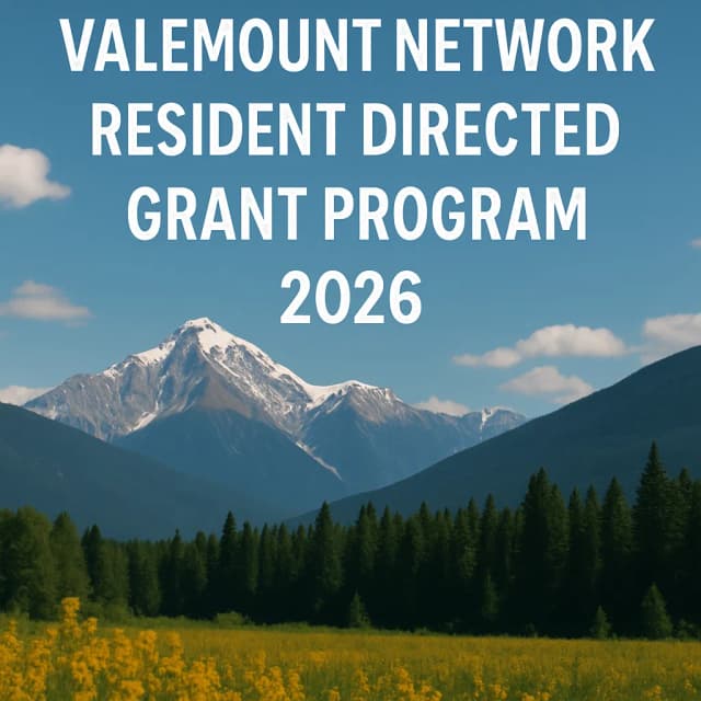 Valemount Network Resident Directed Grant Program 2026
