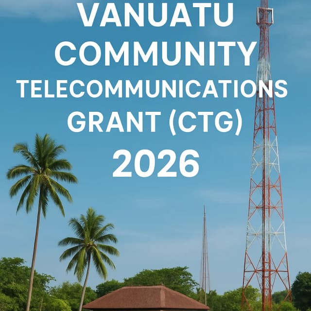 Vanuatu Community Telecommunications Grant (CTG) 2026