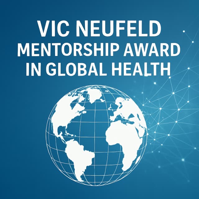 Vic Neufeld Mentorship Award in Global Health