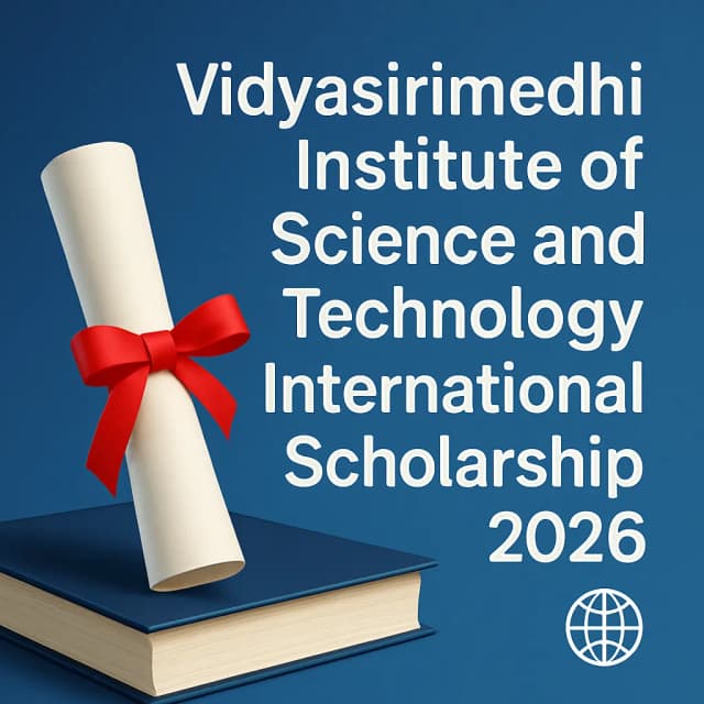 Vidyasirimedhi Institute of Science and Technology International Scholarship 2026