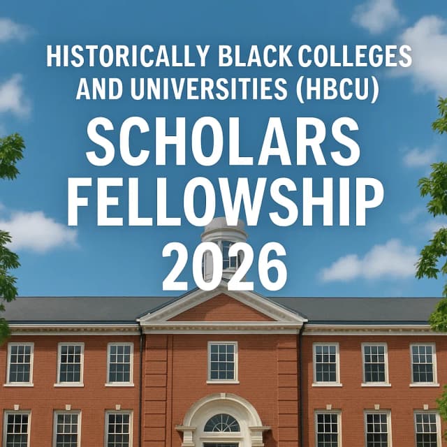 Historically Black Colleges and Universities (HBCU) Scholars Fellowship 2026