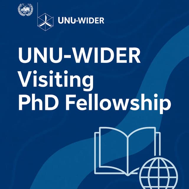 UNU-WIDER Visiting PhD Fellowship