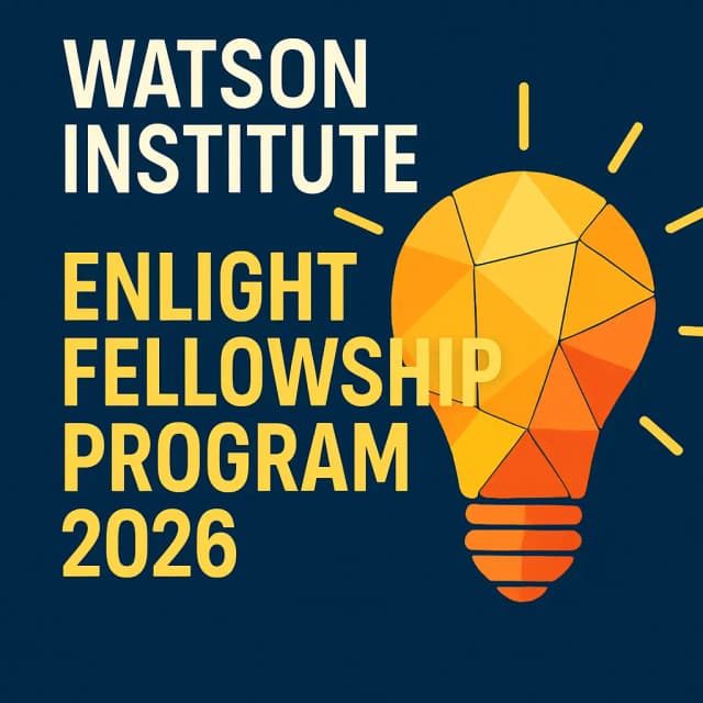Watson Institute - Enlight Fellowship Program 2026