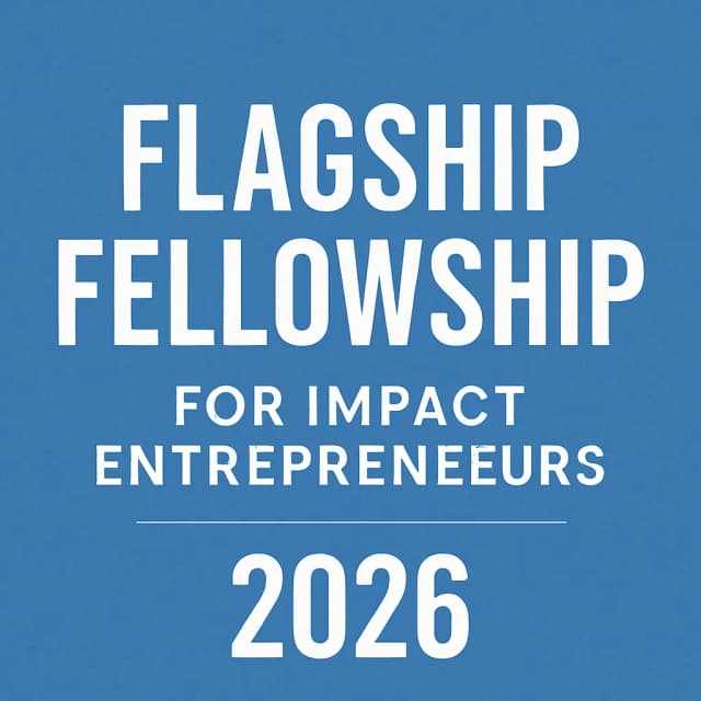 Watson Institute Flagship Fellowship for Impact Entrepreneurs 2026