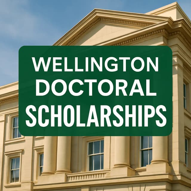 Wellington Doctoral Scholarships