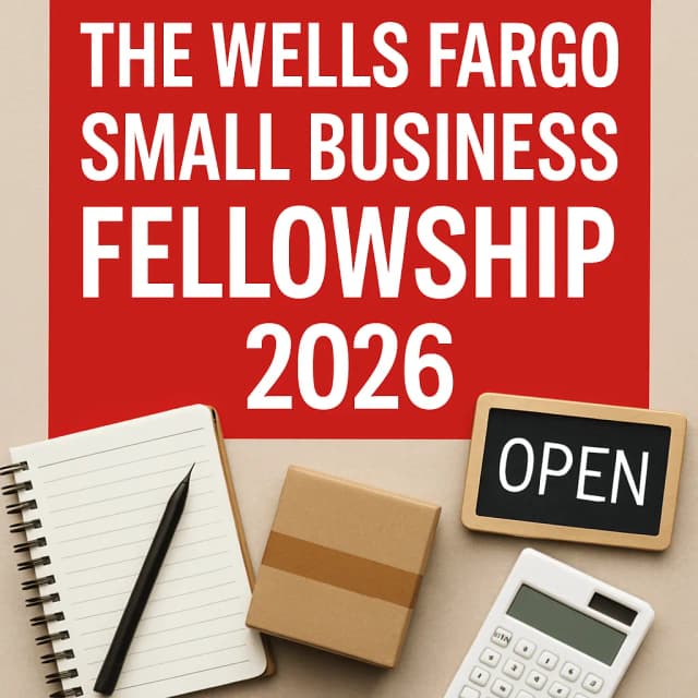 The Wells Fargo Small Business Fellowship 2026