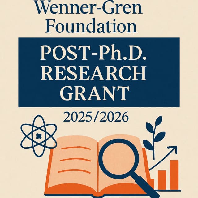 Wenner-Gren Foundation Post-PhD Research Grant 2025/2026