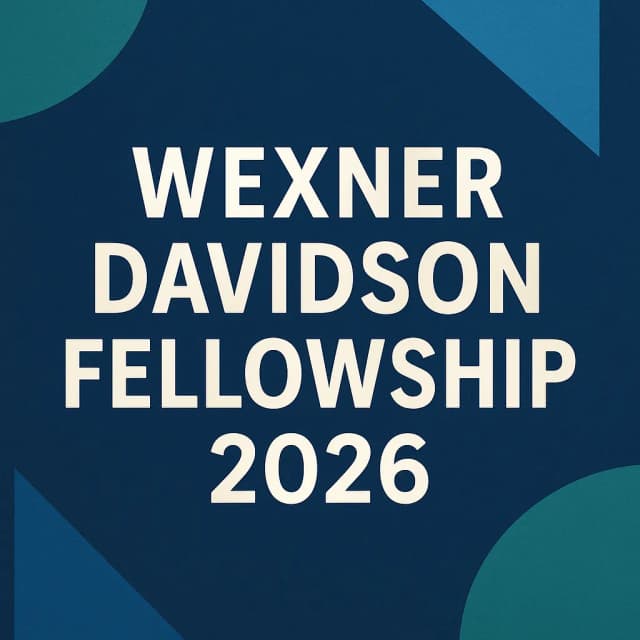Wexner Davidson Fellowship 2026