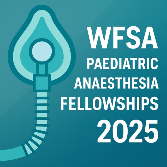 WFSA Paediatric Anaesthesia Fellowships 2025