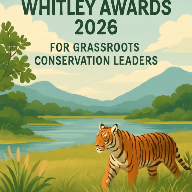 Whitley Awards 2026 for Grassroots Conservation Leaders