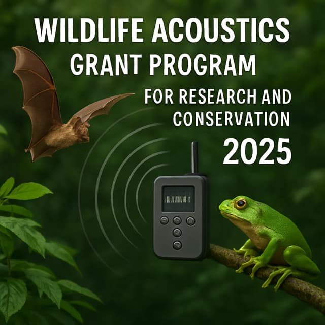 Wildlife Acoustics Grant Program for Research and Conservation 2025