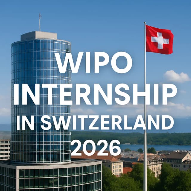 WIPO Internship in Switzerland 2026