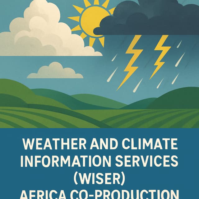 Weather and Climate Information Services (WISER) Africa Co-Production Fellowship