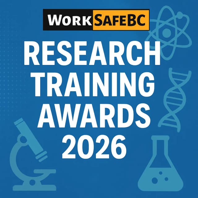 WorkSafeBC Research Training Awards 2026