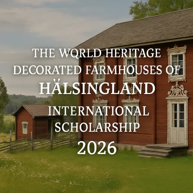 The World Heritage Decorated Farmhouses of HĂ€lsingland International Scholarship 2026