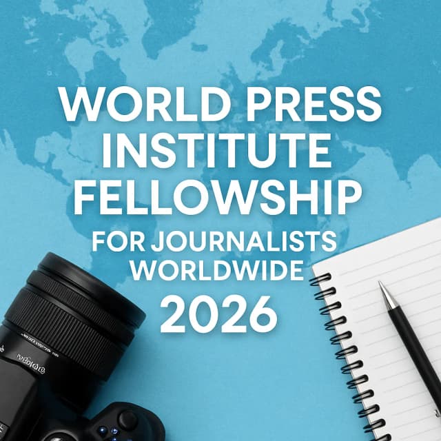 World Press Institute Fellowship for Journalists Worldwide 2026