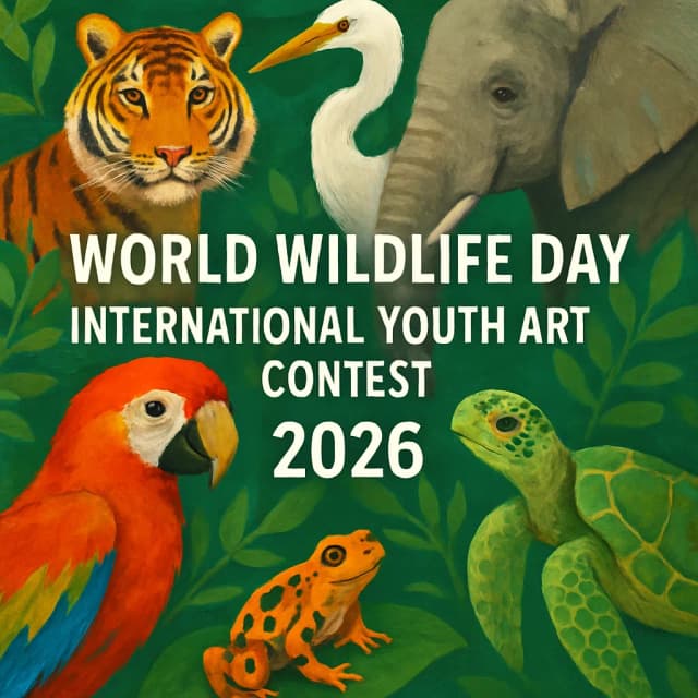 World Wildlife Day International Youth Art Contest 2026