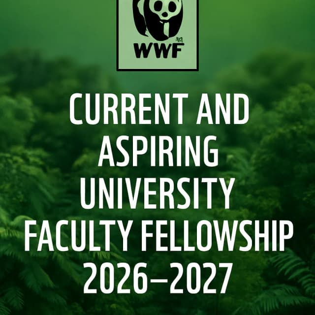 WWF Current and Aspiring University Faculty Fellowship 2026β2027