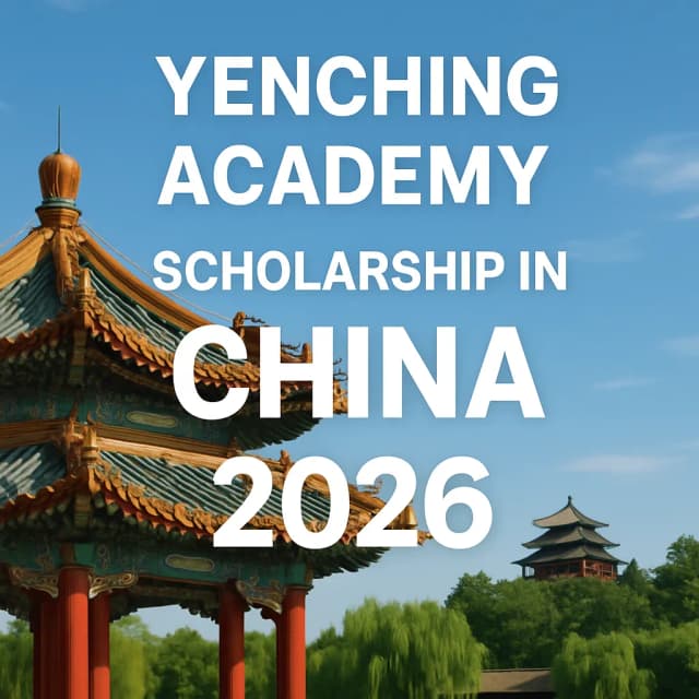 Yenching Academy Scholarship in China 2026