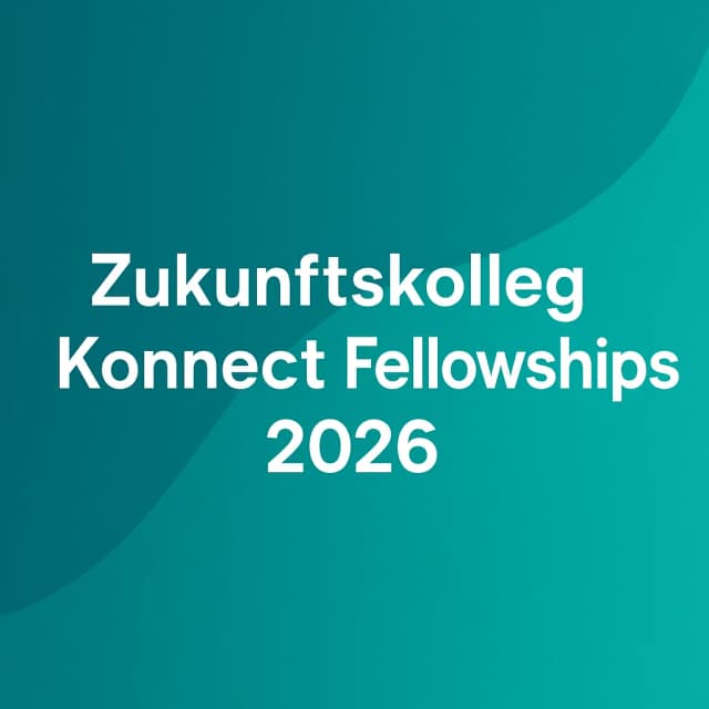 Zukunftskolleg Konnect Fellowships 2026