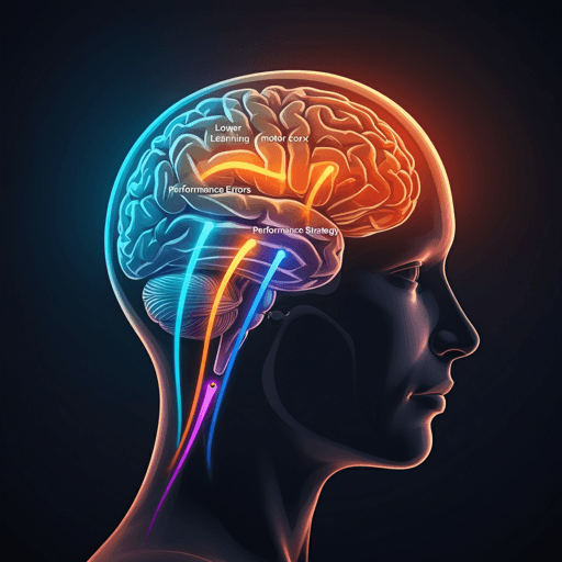 Distinct patterns of connectivity with the motor cortex reflect different components of sensorimotor learning