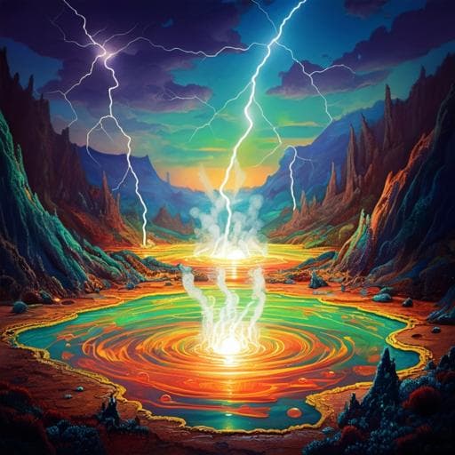 Methane formation driven by light and heat prior to the origin of life and beyond