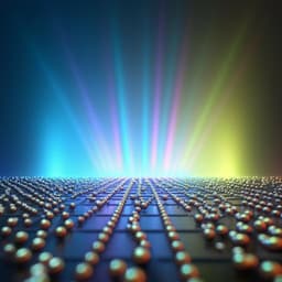 Nanoparticle meta-grid for enhanced light extraction from light-emitting devices