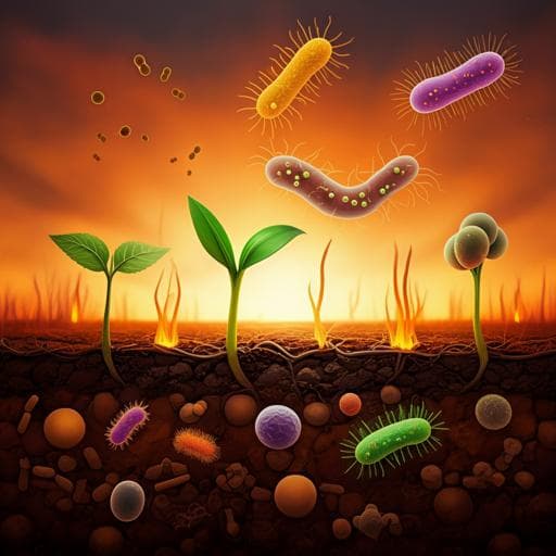 Microbial contribution to post-fire tundra ecosystem recovery over the 21st century