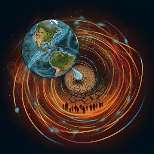 Food demand displaced by global refugee migration influences water use in already water stressed countries