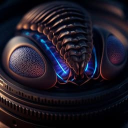 Trilobite-inspired neural nanophotonic light-field camera with extreme depth-of-field