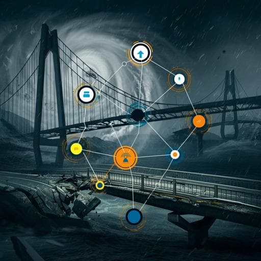 A stochastic computational framework for the joint transportation network fragility analysis and traffic flow distribution under extreme events