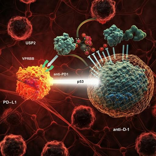 Targeting USP2 regulation of VPRBP-mediated degradation of p53 and PD-L1 for cancer therapy