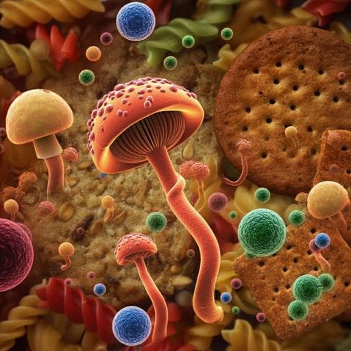 Quantification of 700 mycotoxins and other secondary metabolites of fungi and plants in grain products