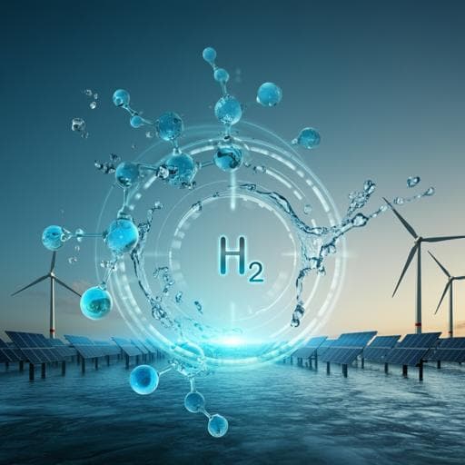 Hydrogen production from the air