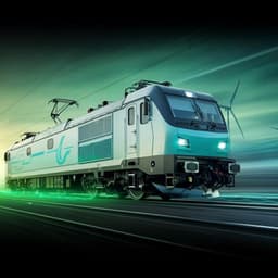 Economic, environmental and grid-resilience benefits of converting diesel trains to battery-electric