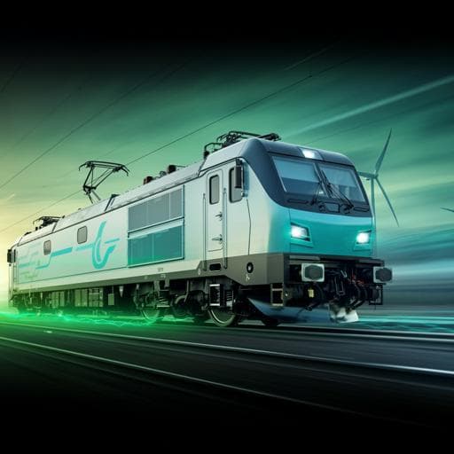 Economic, environmental and grid-resilience benefits of converting diesel trains to battery-electric