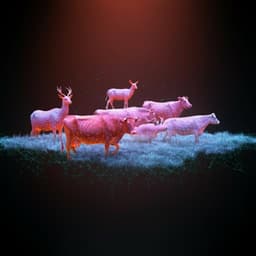 Three-dimensional surface motion capture of multiple freely moving pigs using MAMMAL