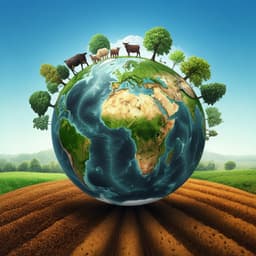 Connecting Climate Change Mitigation to Global Land Regeneration, Doubling Worldwide Livestock, and Reduction of Early Deaths from Noncommunicable Diseases