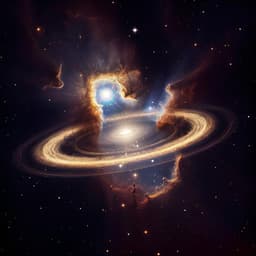 A core in a star-forming disc as evidence of inside-out growth in the early Universe