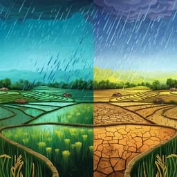 Optimal rainfall threshold for monsoon rice production in India varies across space and time