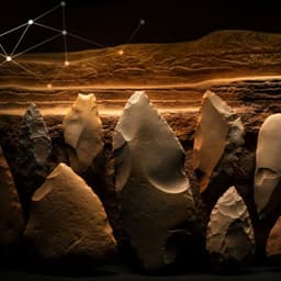A deep-learning model for predictive archaeology and archaeological community detection