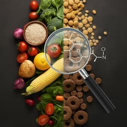 Machine learning prediction of the degree of food processing
