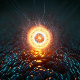 Hydrogen atom collisions with a semiconductor efficiently promote electrons to the conduction band