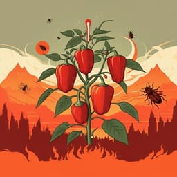 Analysis of social welfare impact of crop pest and disease damages due to climate change: a case study of dried red peppers