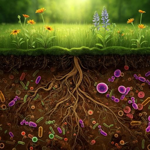 Rapid differentiation of soil and root microbiomes in response to plant composition and biodiversity in the field