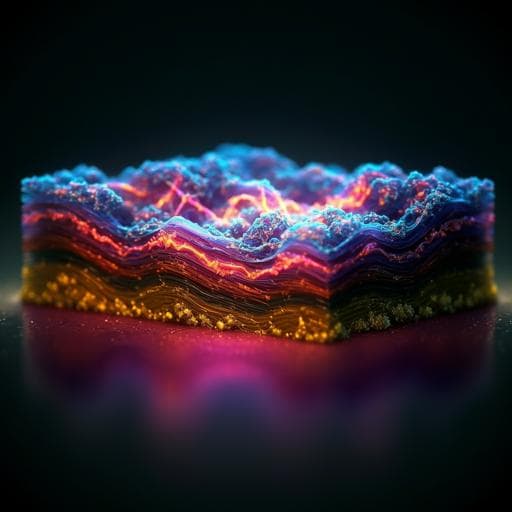 Atomic-scale visualization of a cascade of magnetic orders in the layered antiferromagnet GdTe₃